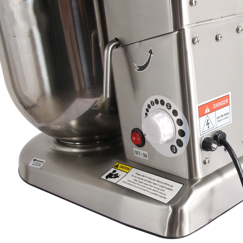 10L высококачественный коммерческий планетарный миксер кухонный стенд Миксер для