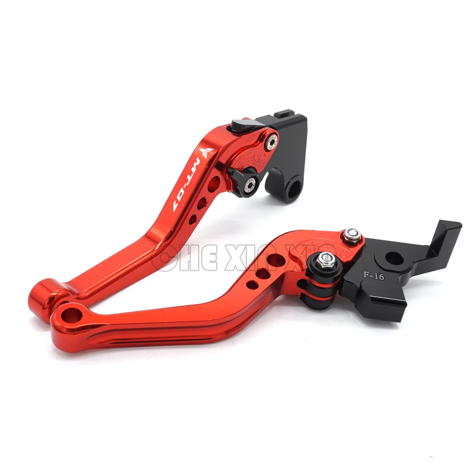 New Short With LOGO MT 07 CNC Motorcycle Adjustable Brake Clutch Levers For YAMAHA MT07 MT-07 FZ-07 Tracer 700 2014-2018 | Автомобили и