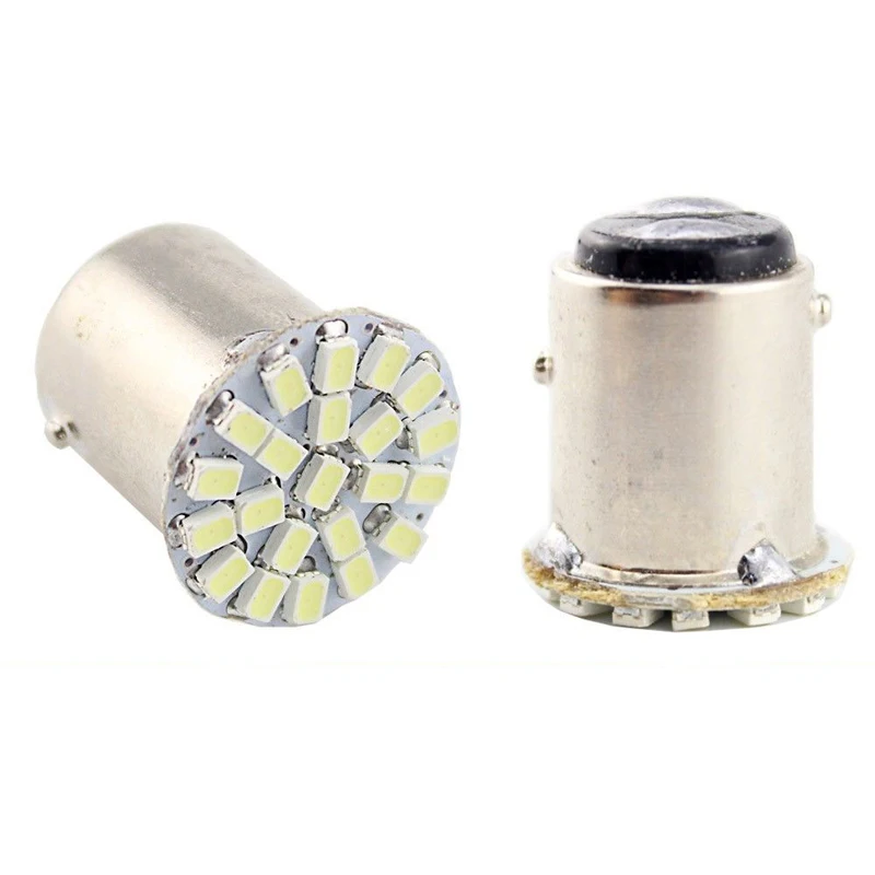 Pro 10 шт./упак. белый 22 SMD 1157 BAY15D светодиодный светильник задний фонарь стоп сигнал
