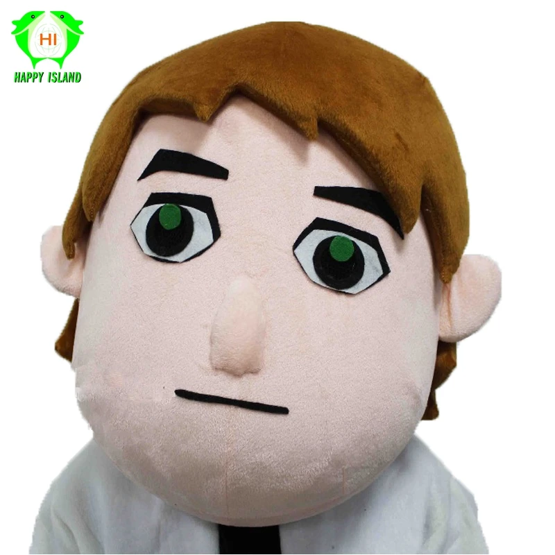 Ben10 талисман костюм тупой мальчик талисман костюм Взрослый размер Хэллоуин костюм косплей костюмы на заказ
