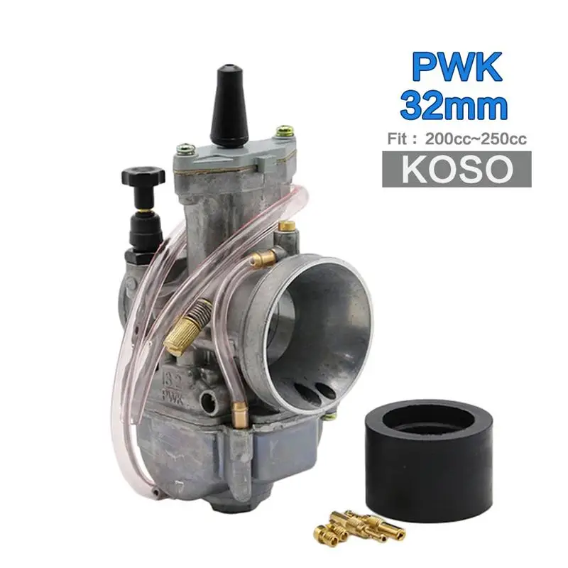 Alconstar-KOSO OKO KEIHI PWK мотоциклетный Карбюратор с силовой струей 21 24 26 28 30 32 34 мм для 2T 4T Багги Quad Go Kart Dirt Bike - Цвет: 32mm kos