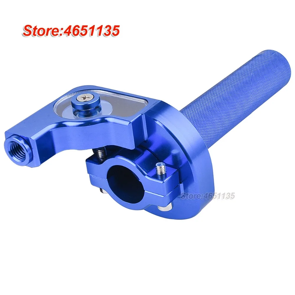 1/4 Turn Fast Action Throttle Assembly CNC Anodized Aluminum for CR80 CR85 CR125 CR250 CR500 BLUE | Автомобили и мотоциклы