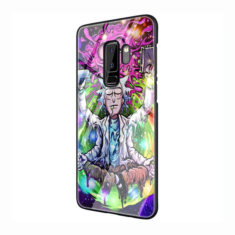 G5 Рик и Морти закаленное Стекло чехол для телефона для samsung S7 край S8 S9 S10 Plus Note 8 9 A10 20 30 40 50 60 70 - Цвет: G5