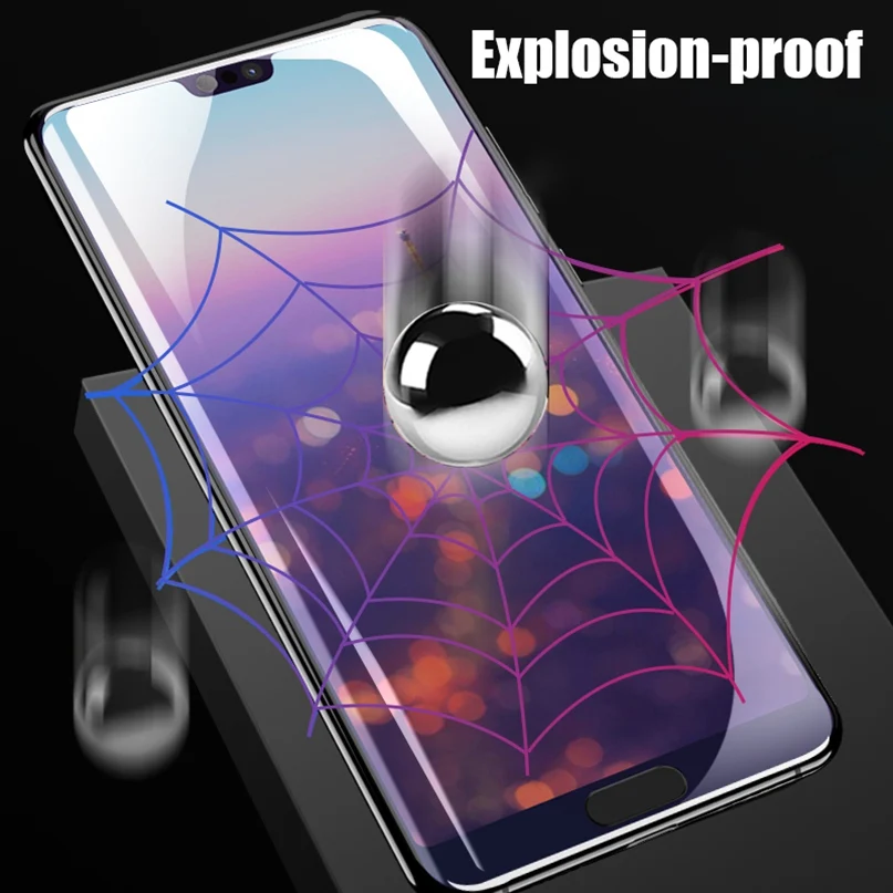 Закаленное стекло для Huawei Honor 8X 5D полное покрытие 8C Mate 10 20 X P20 P10 Lite Nova 3 3i защита