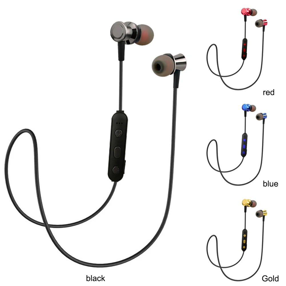 Магнитные наушники Bluetooth 4 2 гарнитура Спортивная беспроводная с микрофоном для