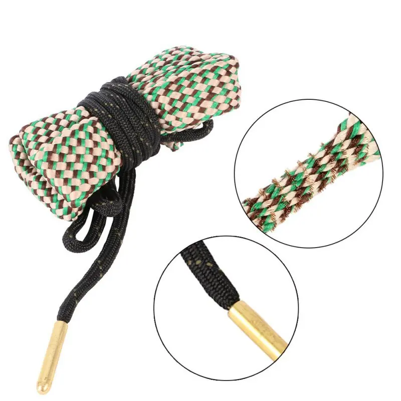 Hot Bore Snake Cleaner 30 cal. 308Cal - 06. 300cal. 303 &amp 7.62 mm Hunting Gun Accessories Cleaning Rope Drop Shipping | Спорт и