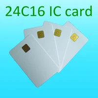 ISO7816 ATMEL 24c16 Blank Contact IC Card Contact Chip Card 16k Plastic Card
