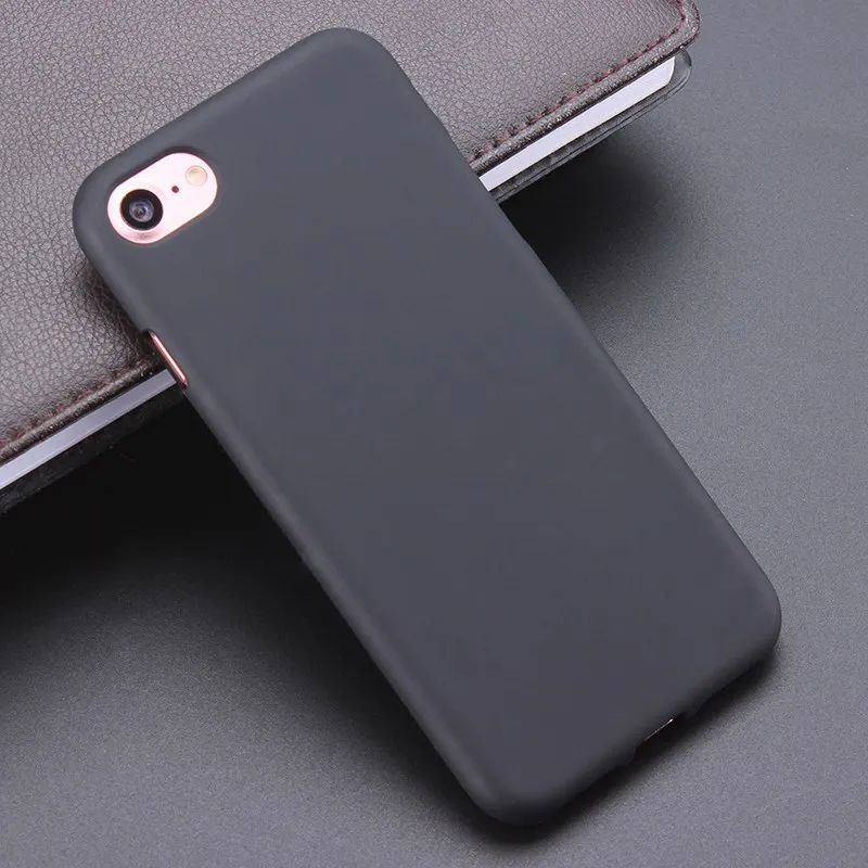 Чехол для iPhone X матовый мягкий гелевый из ТПУ Apple iphone 4 4S 5 5SE 5C 6 6S Plus 7 8 touch задняя
