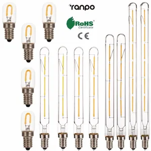 Винтажные Ретро лампы накаливания Эдисона LED лампы E14 T20 3W 4W 6W Лампа 220V античный