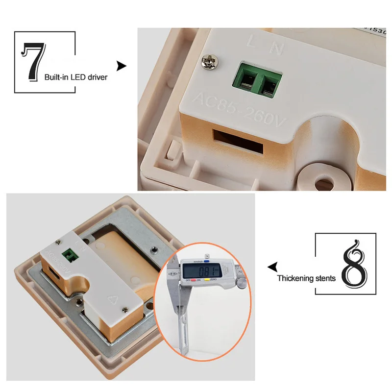 Светодиодный утопленный настенный светильник Step Light 1 5 Вт утопленная лампа для
