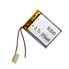 Литий-полимерный аккумулятор 303040, перезаряжаемая литий-ионная батарея 3,7 в 300 мАч для bluetooth mp3 Ридера 303040, литий-полимерная батарея