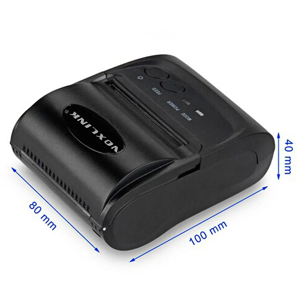Voxlink 58 мм Мини Беспроводной Bluetooth Термальность чековый принтер для Android Планшеты