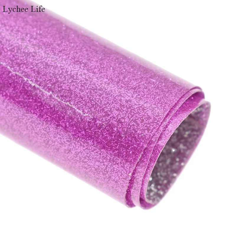Lychee Life Высококачественная блестящая двухсторонняя A4 ПВХ ткань прочная стежка