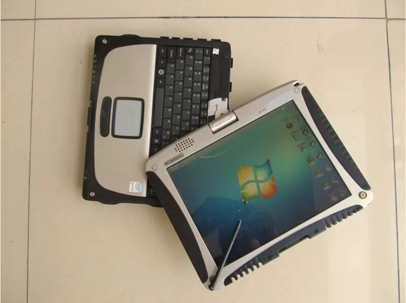 

Second Hand Computer Toughbook CF-19 CF 19 Car Diagnostic Laptop Touch Screen Ram 4g with Battery Best Price Hdd Mb c3 c4 c5