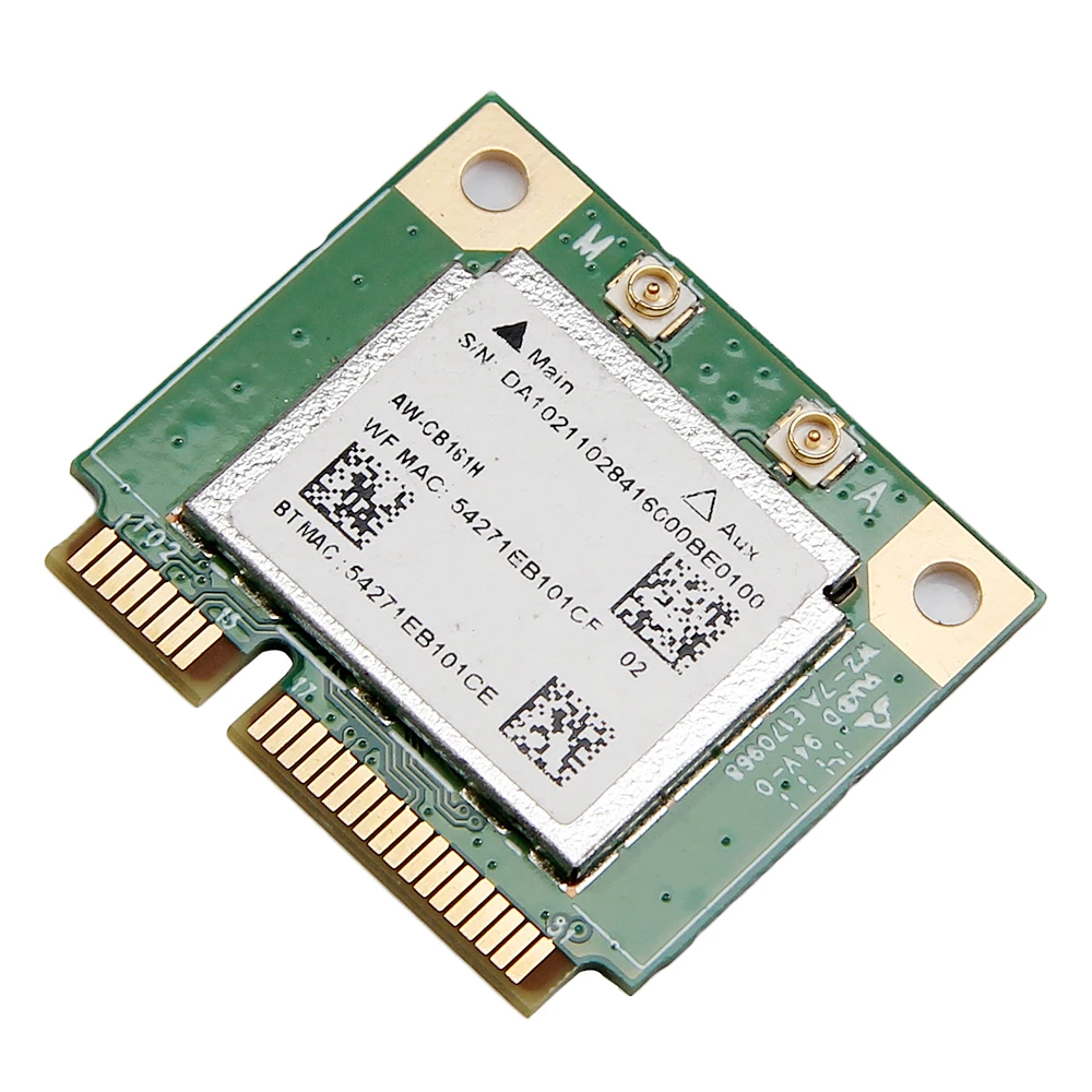 Беспроводной AC 433 Мбит/с Realtek RTL8821AE WiFi Bluetooth 4 0 Mini PCi E Wlan карта Azurewave AW CB161N адаптер