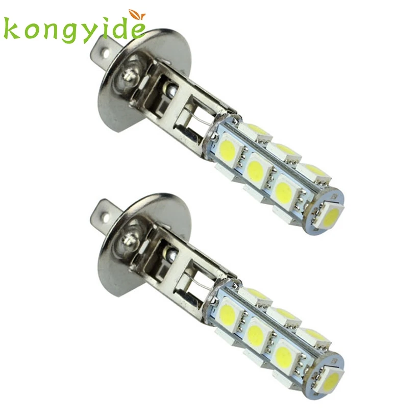 2x Автомобильная фара H1 13 SMD 5050 Светодиодный светильник лампа 12 В Ma2 Levert Прямая