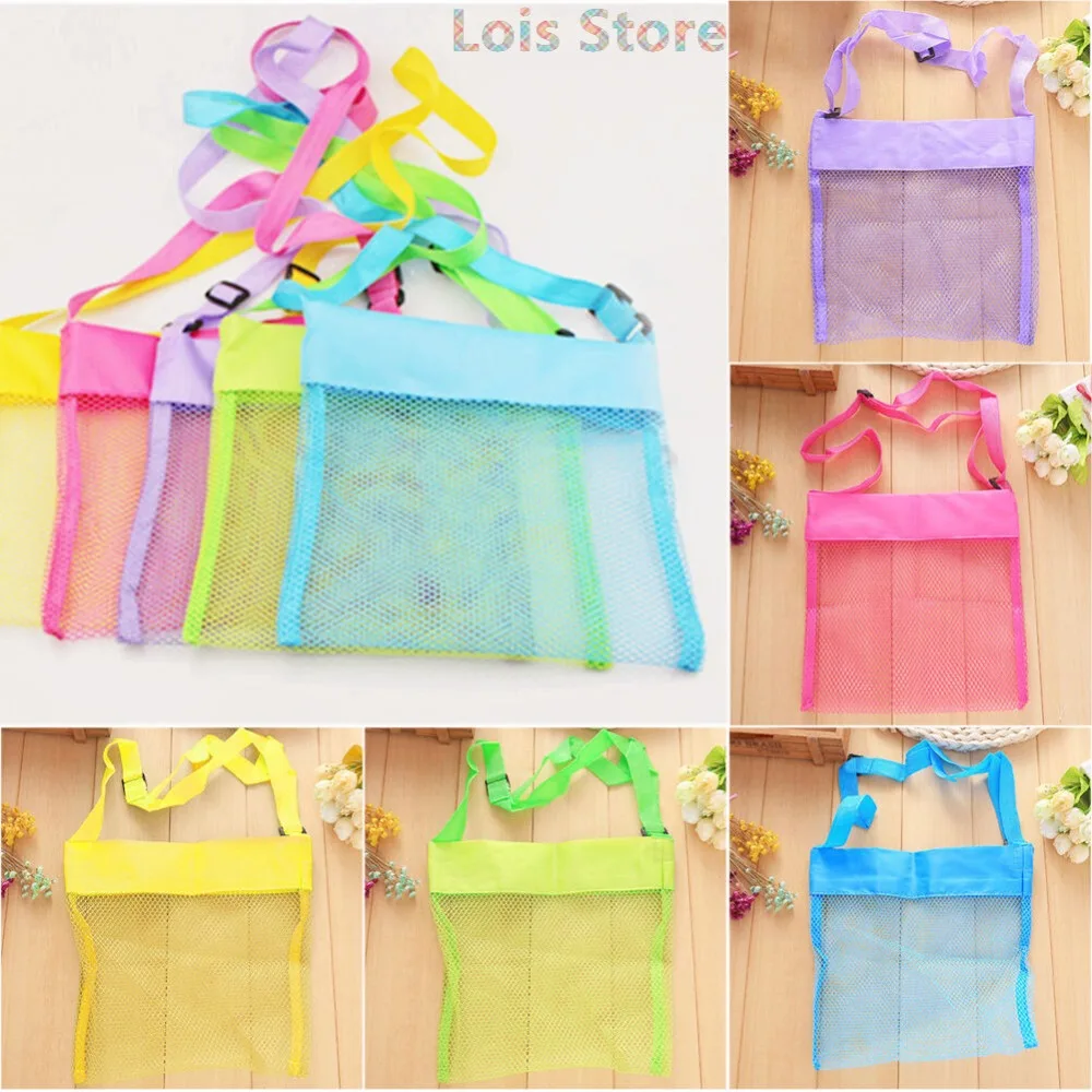 Сумка в виде раковины 1 шт. летняя детская складная сумка пляжная из сетки Детская