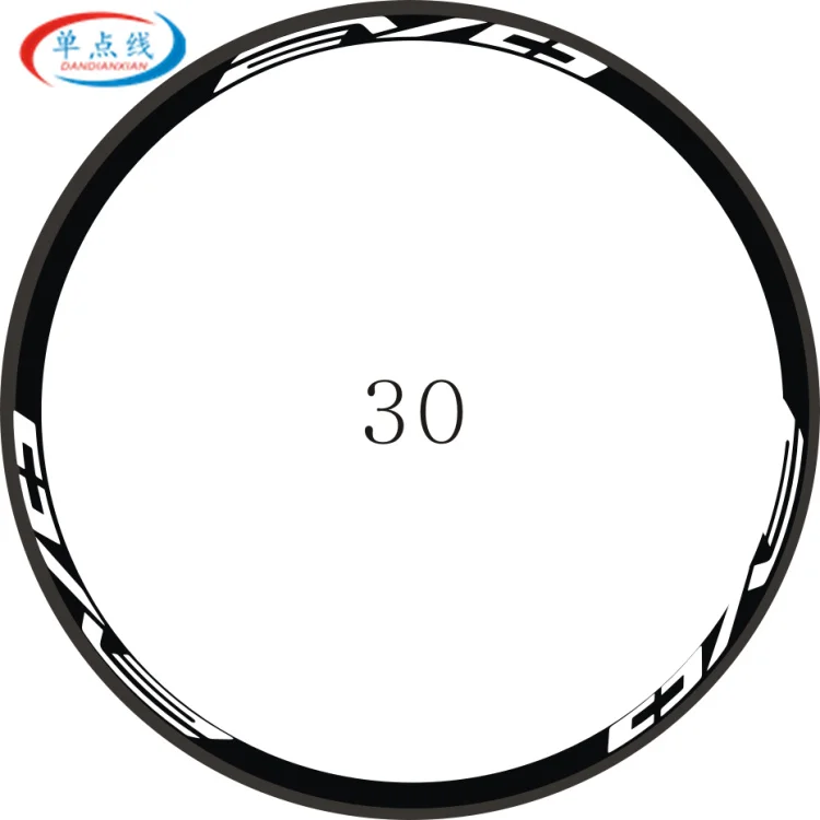 For 30mm wheel 12 pics/2 колеса/Набор дорожный велосипед 700c наклейки на колеса гоночные обода колеса декоративные наклейки на колеса велосипеда - Цвет: For 30mm wheel