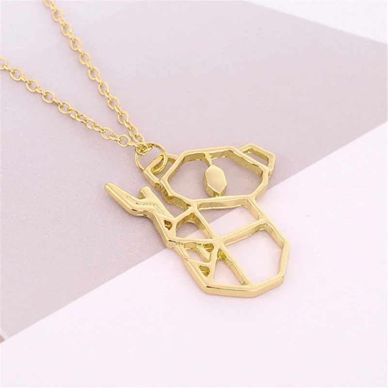 2017 Новая мода оригами животных кулон коала Цепочки и ожерелья Jewelry