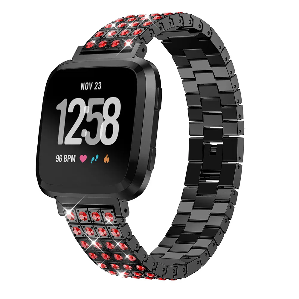 Металлический браслет Frontier для Fitbit Versa Смарт часы с безвинтовым браслетом