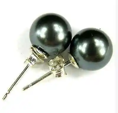 10 mm Pink South Sea Shell Pearl &amp Silver Stud Earrings&gtjewerly free shipping | Украшения и аксессуары