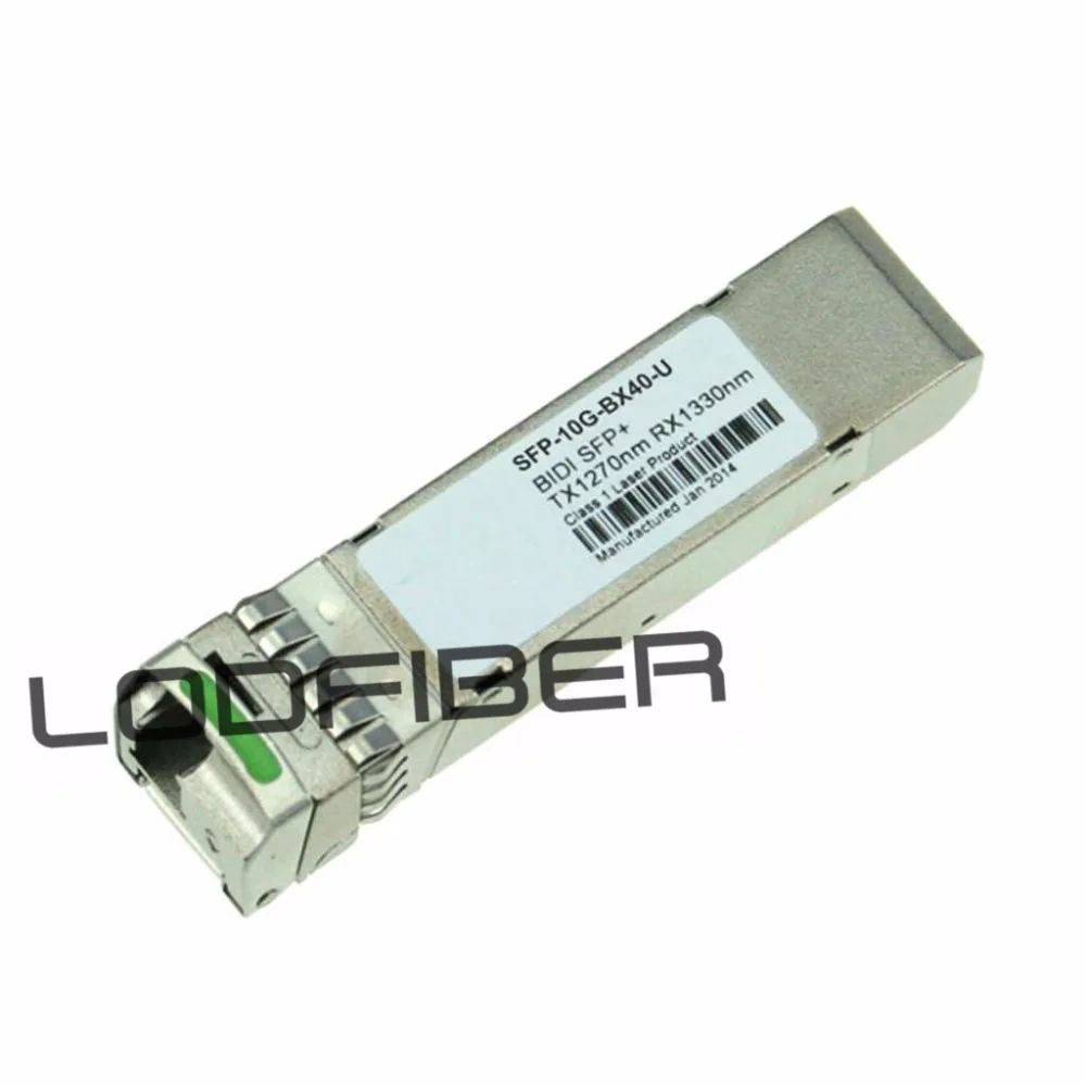 

Brocade 10G-SFPP-BXU-40K Compatible 10GBASE-BX40-U SFP+ 1270nm-TX/1330nm-RX 40km DOM Transceiver