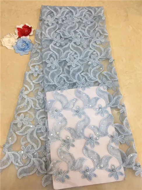 Новое поступление красивый Французский кружевной ткани с блестками