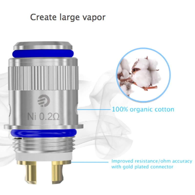 Запасной атомайзер Joyetech eGo ONE CL Ni 0 2 Ом 10 шт. Катушечной головки для Tank | Электроника
