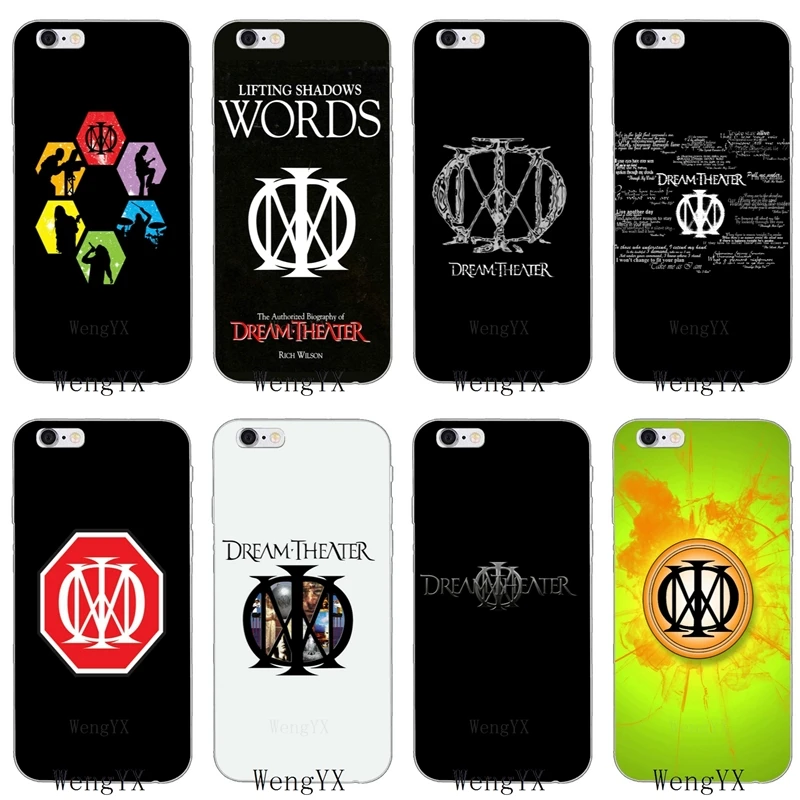 Тонкий силиконовый мягкий чехол для телефона с логотипом dream theater iPhone 4 4s 5 5s 5c SE 6 6s