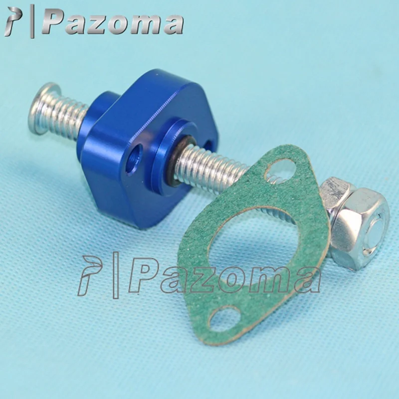 

Motorcycle Blue Manual Adjuster Cam Timing Chain Tensioner For Kawasaki Off-Road Kl 250 a/c 78-84 Klx 250 94-96 Kl 600 650 Klr