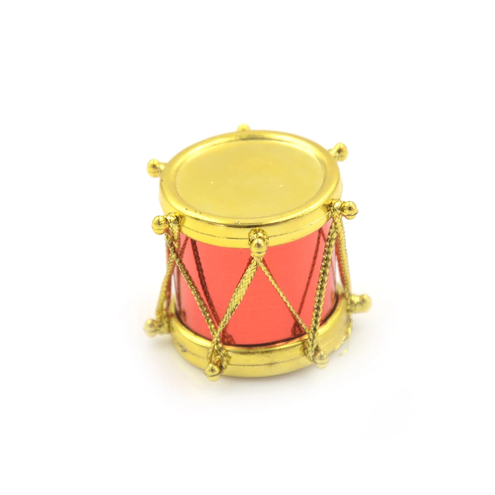 

Mini Dollhouse Decor Toys Best Doll Instrument Drum Musical Toy For Barbi Doll Dollhouse Decor Birthday Gift Children Kids Gift