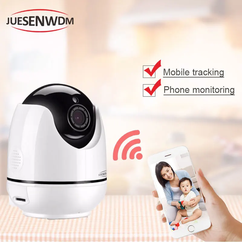 Juesenwdm IP камера 1080P WiFi беспроводная безопасности двухсторонняя аудио ночного