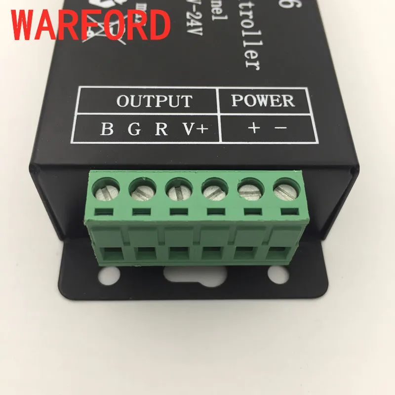 Фото DC12-24V GT666 RF ИК пульт дистанционного управления RBG светодиодный контроллер 6Ax3channel DC12-24V GT666 RF ИК пульт дистанционного управления RBG светодиодный контроллер 6Ax3channel