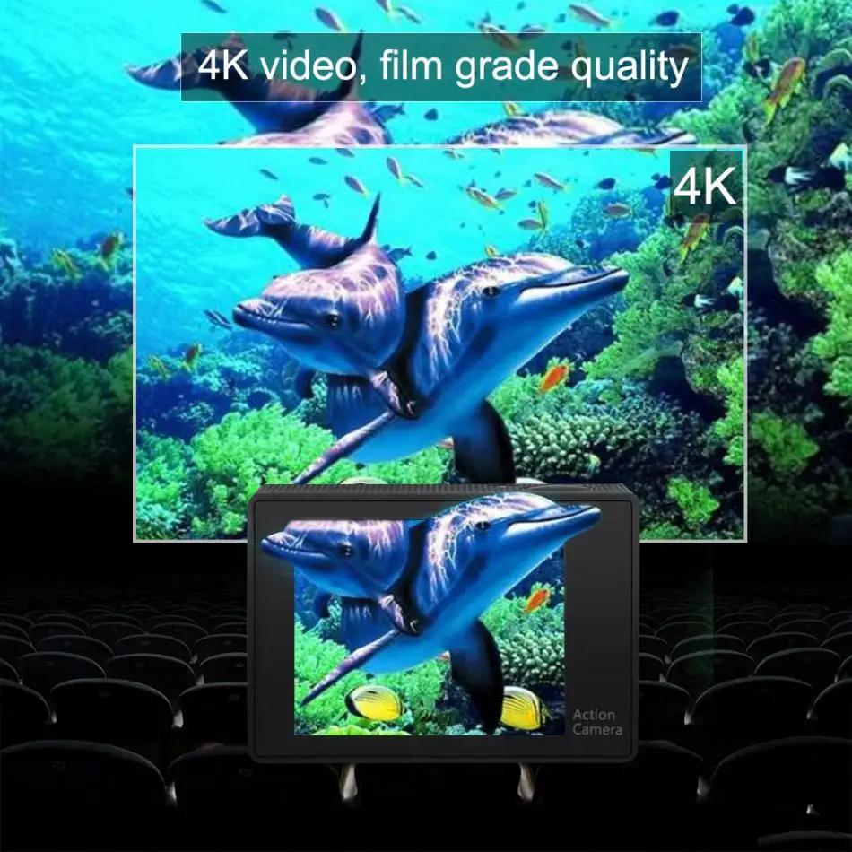 4 K Wifi FHD Full HD 1080 P спортивная камера видеокамера с контроллером Wifi Спортивная камера s FHD Спортивная камера s