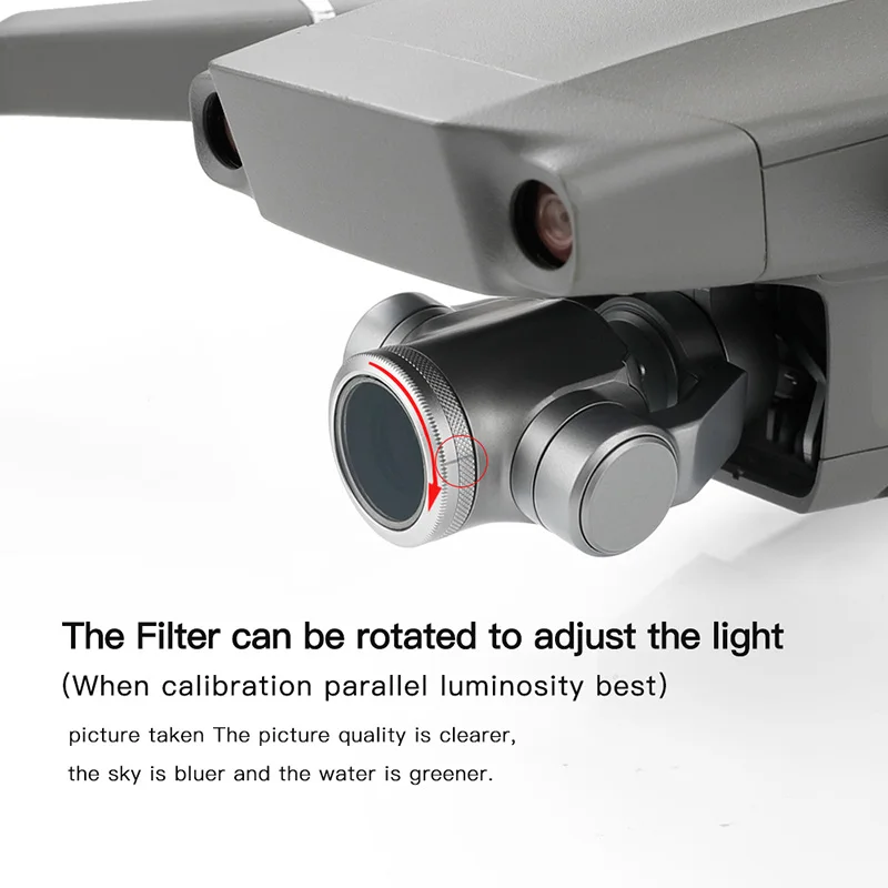 DJI Mavic 2 зум-фильтр для дрона ND-PL Регулируемый фильтр ND4/ND8/ND16/ND32/CPL HD Zoom аксессуары |