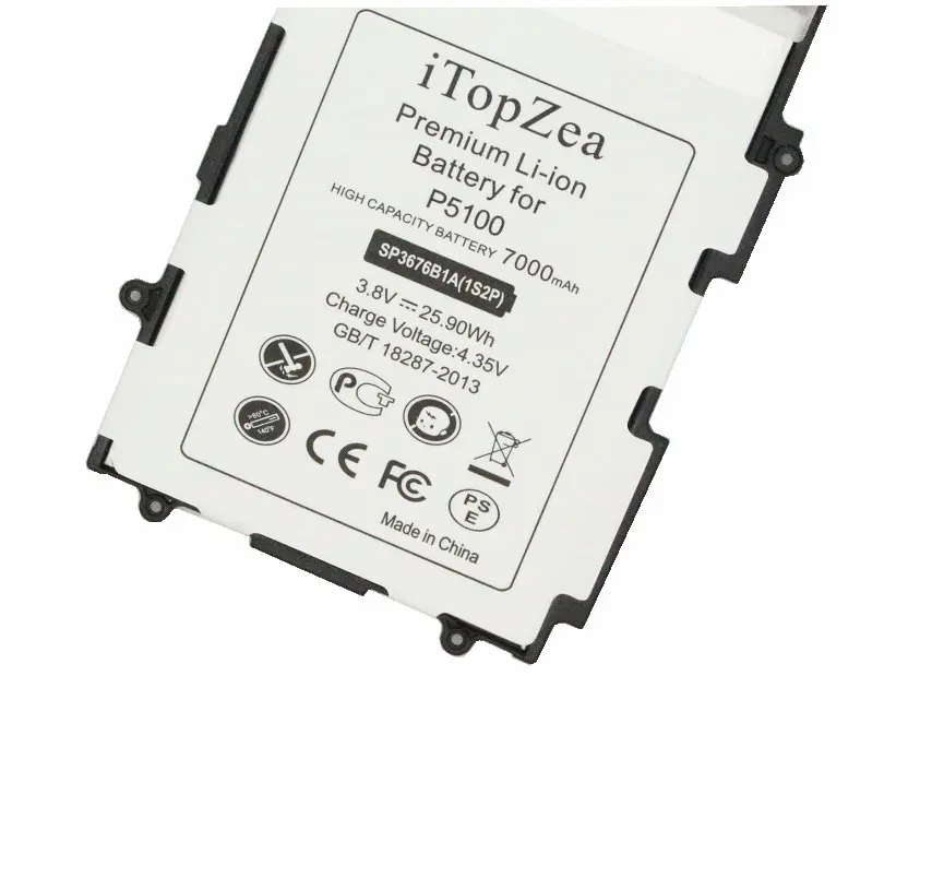 ITopZea 10x7000 мА/ч SP3676B1A(1S2P) запасная батарея для Samsung Galaxy Tablet Tab 2 Note 10 1 P5100 P5110 P7500 P7510