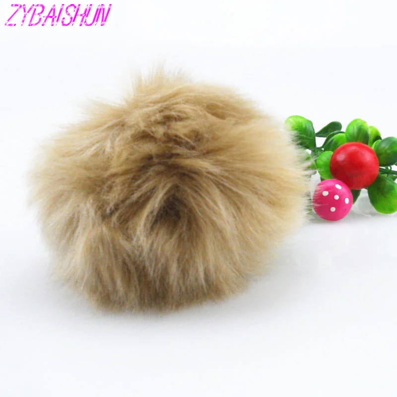 2018 простой брелок для ключей с имитацией зайца из искусственных волос плюшевый