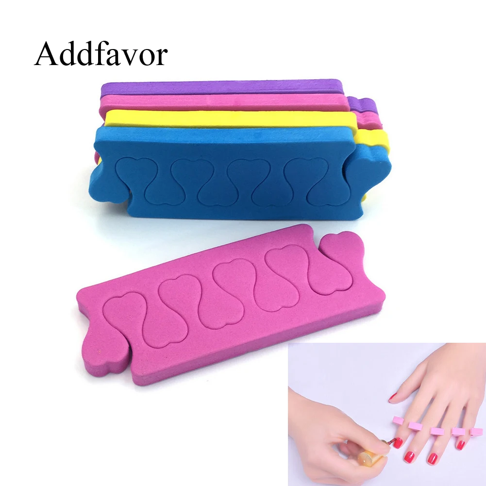 Addfavor 10 шт. мягкая поролоновая губка искусство ногтей Типсы для искусства