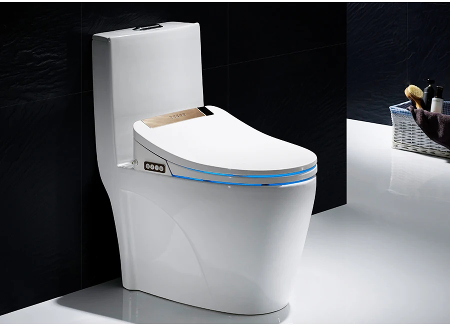 KOHEEL LCD 3 Color Intelligent Toilet Seat Elongated Electric Bidet Cover Smart Bidet Heating Smart Toilet Seat