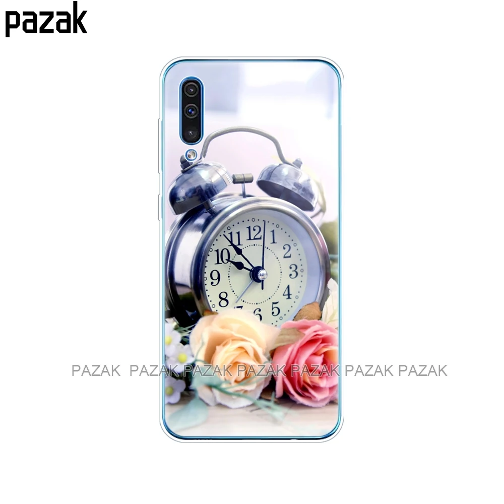 61556 Силиконовый чехол для samsung Galaxy A50, мягкая прозрачная задняя крышка для телефона, для samsung A50, A505, A505F, SM-A505F чехол, 6,4, чехол, бампер - Цвет: 61556