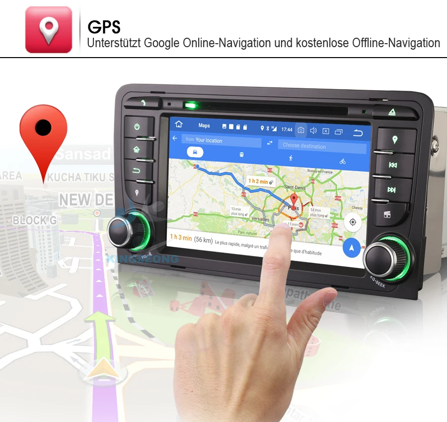 7 &quotAndroid 8 0 DAB + СБ навигация Авторадио WiFi 3G DVD OBD DTV CD Радио Bluetooth RDS Автомобильный GPS