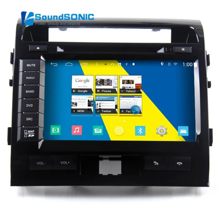 Для Toyota Land Cruiser LC 200 roraima Сенсорный экран Android Auto Радио GPS навигационной Bluetooth