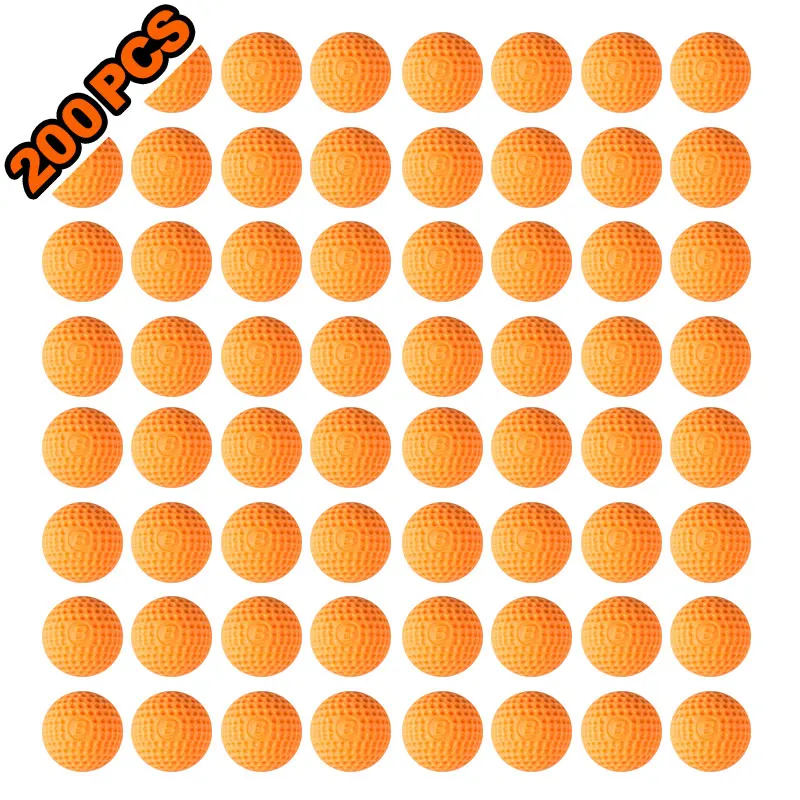 Orange 200Pcs 200 патронов для Nerf Rival заправка Rival игрушка дартс пистолет пули для Rival Nerf игрушка мячик для пистолета дротика для Nerf Rival Apollo Zeus пистолет - Цвет: Orange 200Pcs