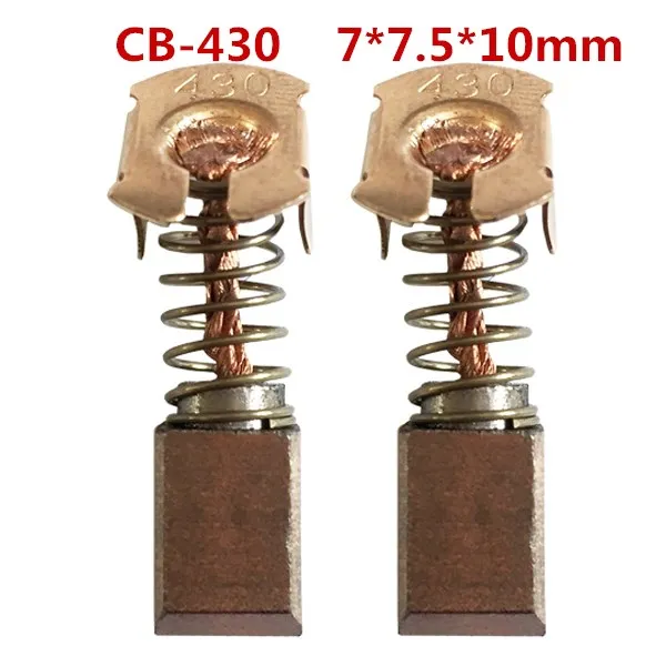 

Hot sale! 5pairs cb-430 carbon brushes replacment for makita 191971/DCSM100/125/115 angle grinder 7*7.5*10mm high quality