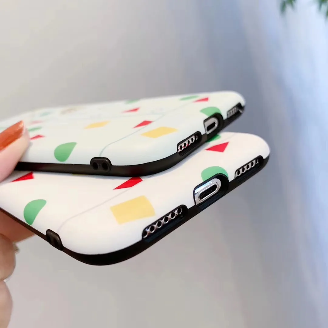 Забавные пижамы Аниме Crayon Shin-chan чехол для iPhone Xs MAX Xr X 6 6s 7 8 plus задняя крышка милый