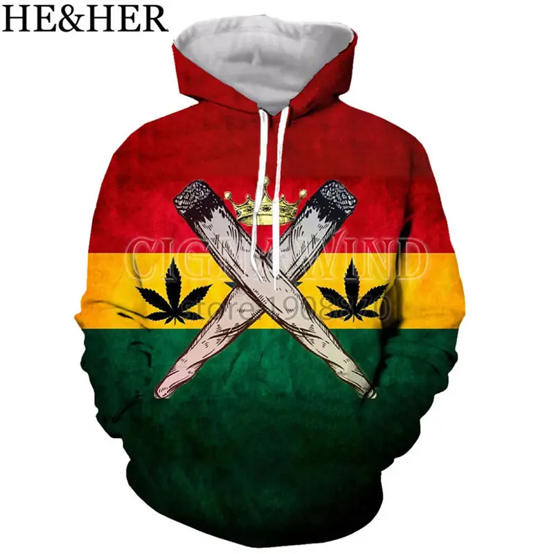 Новое поступление популярная футболка BoB Marley weeds для мужчин и женщин с 3D принтом