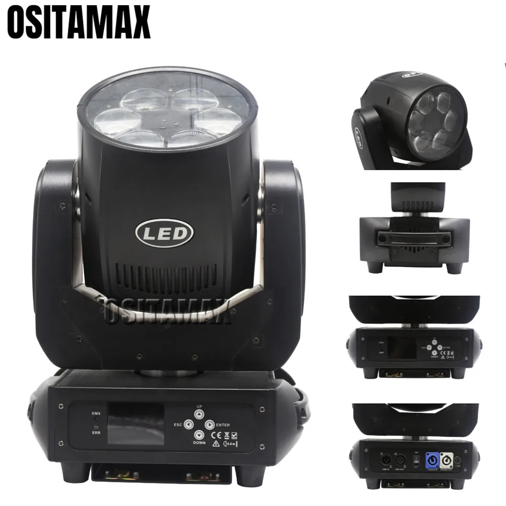 Mini LED Moving Head Beam Zoom Light 6x40w Bee Eye Wash 4IN1 RGBW DJ Equipment for Stage Dance Party Nightclub Disco | Лампы и