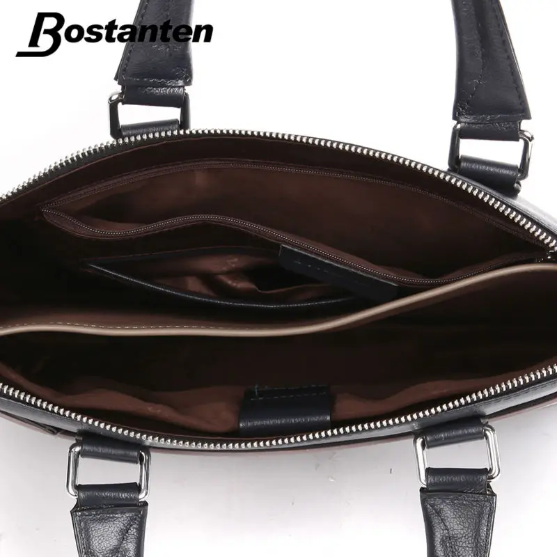 Bostanten Новинка 2017 года корова Пояса из натуральной кожи Портфели Бизнес сумка Для