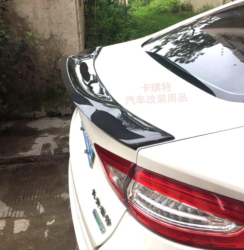 Для Ford Mondeo/Fusion авто аксессуары новая модель 2013 высококачественный задний спойлер из углеродного волокна