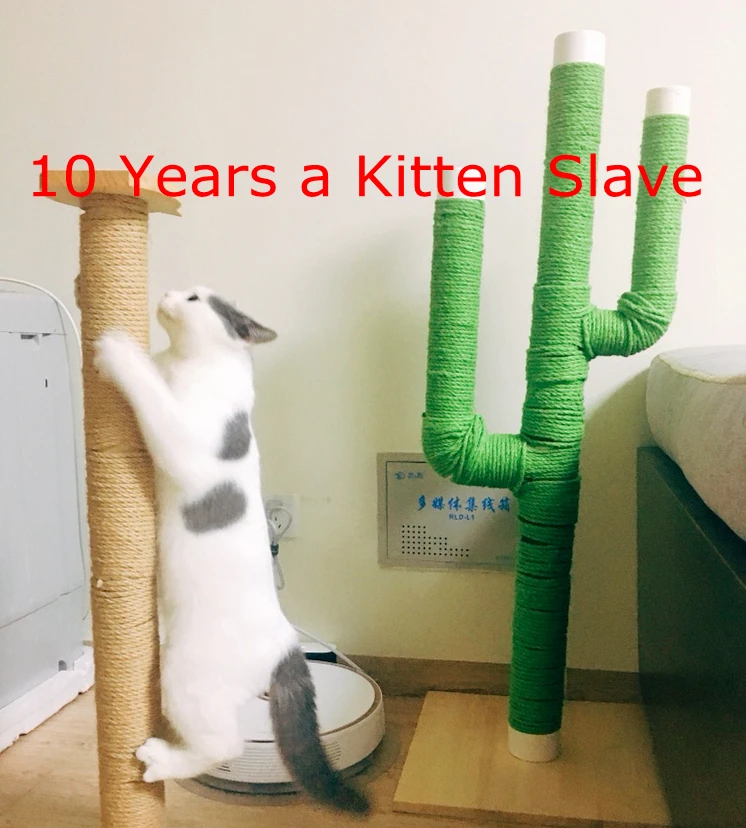 Игрушка для кошек, 10 метров, сизальная веревка диаметром 5 мм, для кошачьего дерева, цветная сизальная веревка